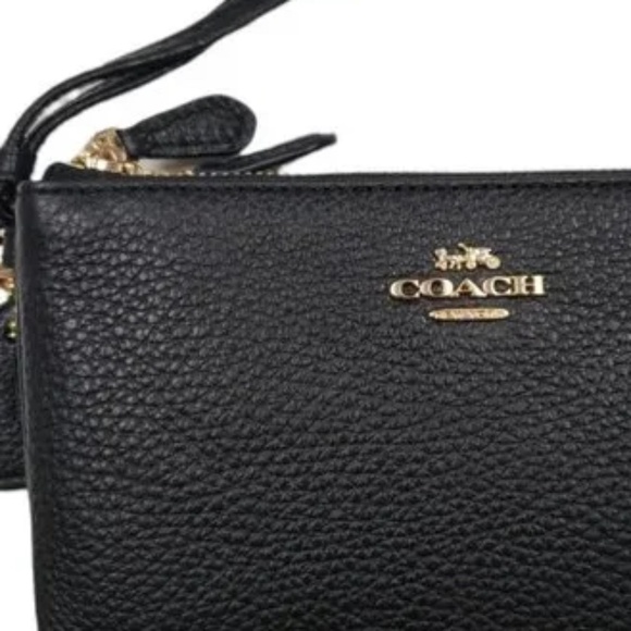 New Coach Double Zip Wristlet NWT - Picture 3 of 5